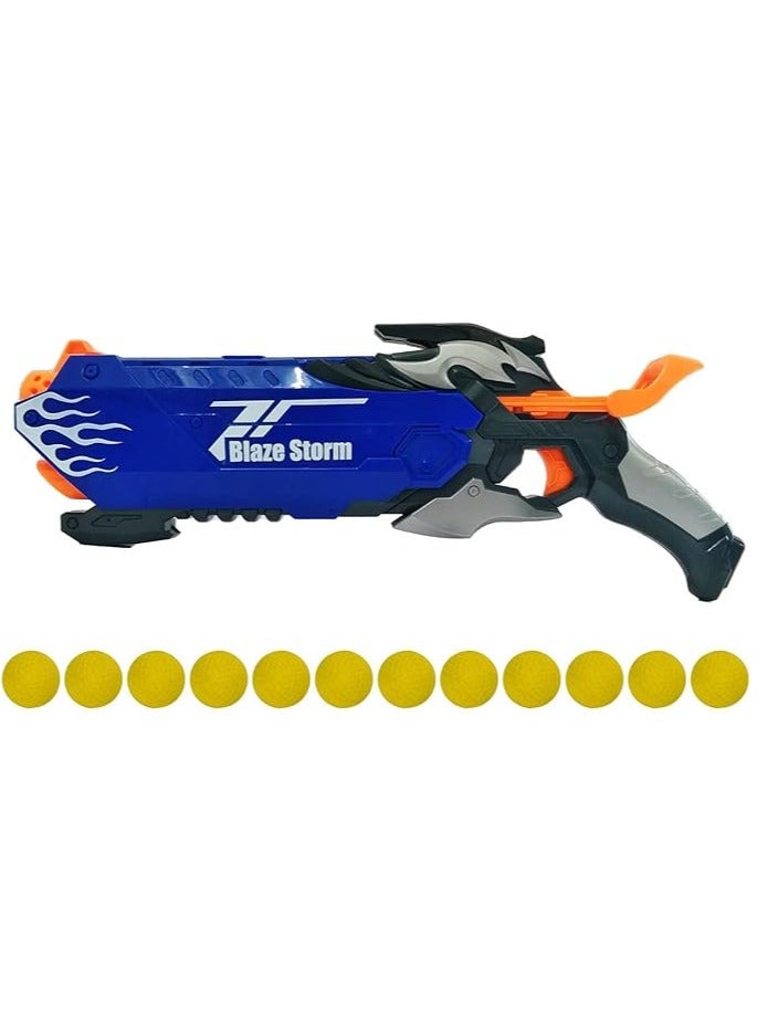 بليز ستورم Manual Soft Foam Ball Blaster – Battery-Free Rapid-Fire Kids Toy with Safe Foam Balls - Image 1