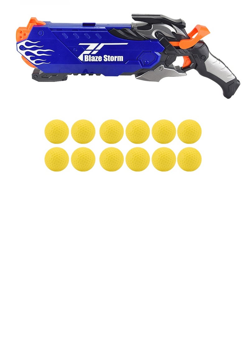 بليز ستورم Manual Soft Foam Ball Blaster – Battery-Free Rapid-Fire Kids Toy with Safe Foam Balls - Image 2
