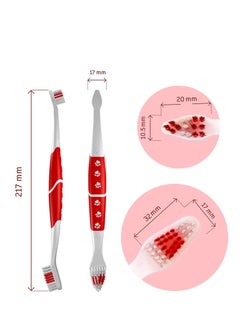 Pet Toothbrush Dual Head Dog  Cat Toothbrush with Soft Bristles Easy Teeth Cleaning Dental Care Oral Hygiene Deep Clean Independent Packaging 4PCS - pzsku/Z0182345AE83B232D468DZ/45/_/1715263051/70ea8865-3097-41cc-8e20-fc4e2503a583