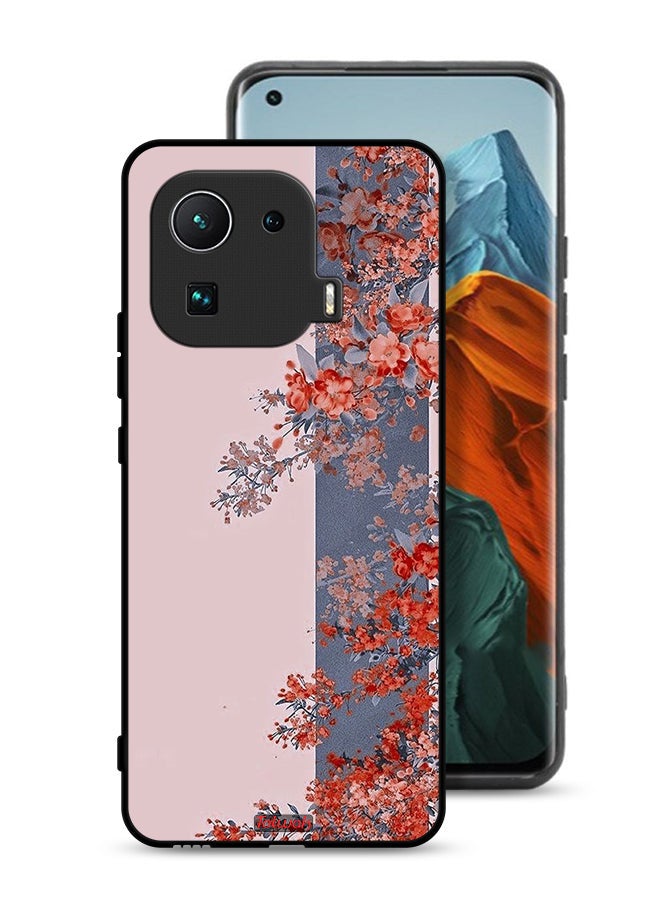 Tolwak Xiaomi Mi 11 Pro Protective Case Cover Tree Leaves And Flowers Art - Image 1