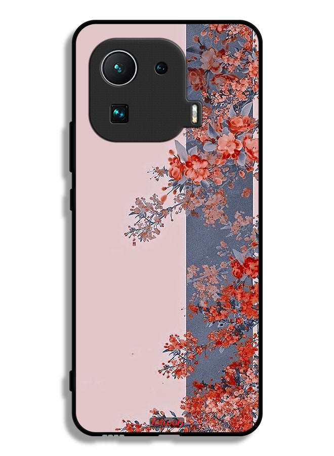 Tolwak Xiaomi Mi 11 Pro Protective Case Cover Tree Leaves And Flowers Art - Image 2