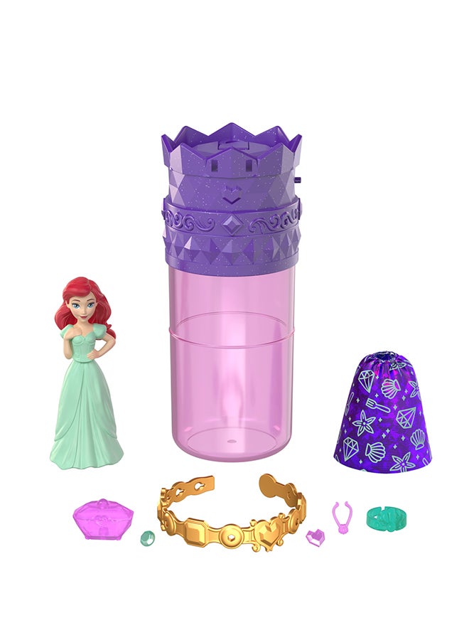 Disney Princess Princess Small Doll Royal Color Reveal with 6 Surprises Including Scented Ring and 4 Accessories (Dolls May Vary), Garden Party Series  - Image 1