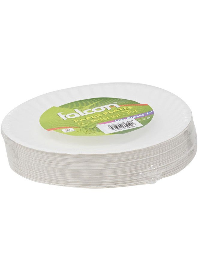 Falcon 100-Piece Disposable Plate Set - Image 1