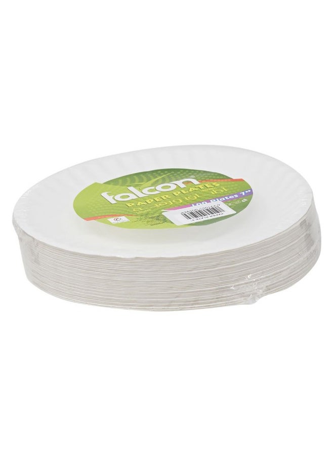 Falcon 100-Piece Disposable Plate Set - Image 2