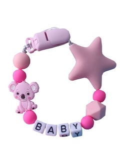 Beads Pacifier Holder With Teether