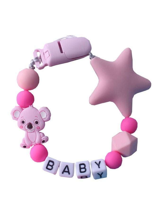 Koala - Beads Pacifier Holder With Teether - Image 1