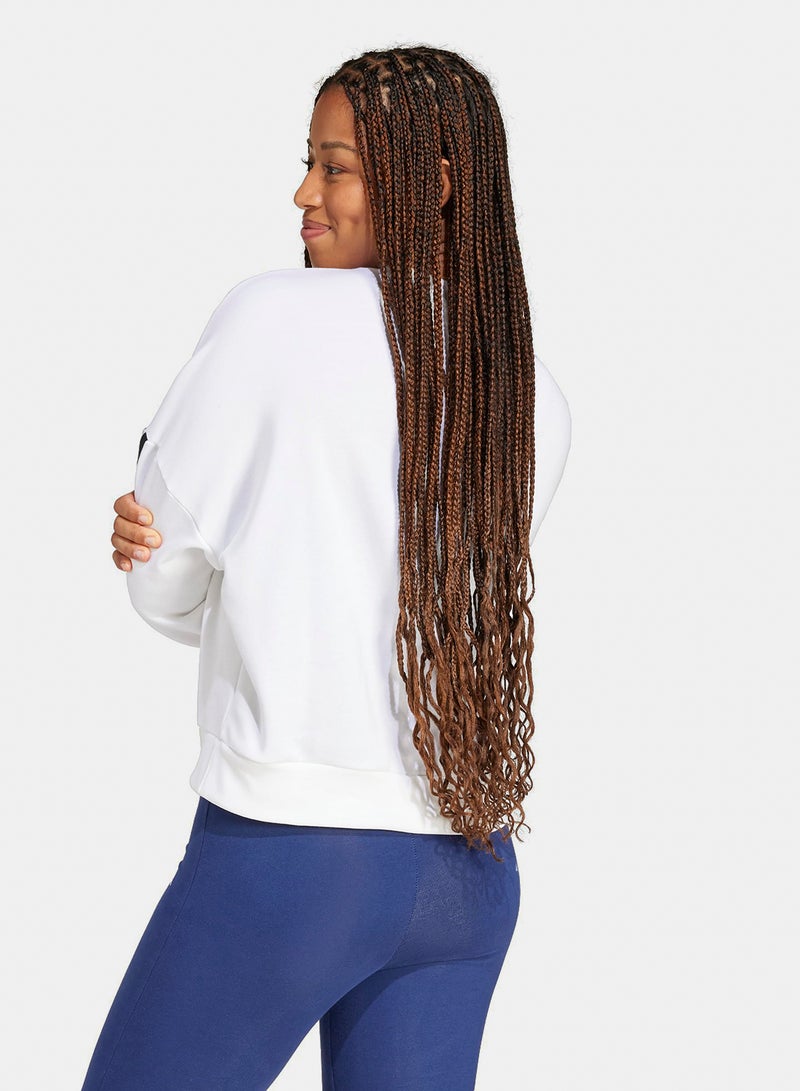 Adidas Essentials 3-Stripes French Terry Sweatshirt - Image 2
