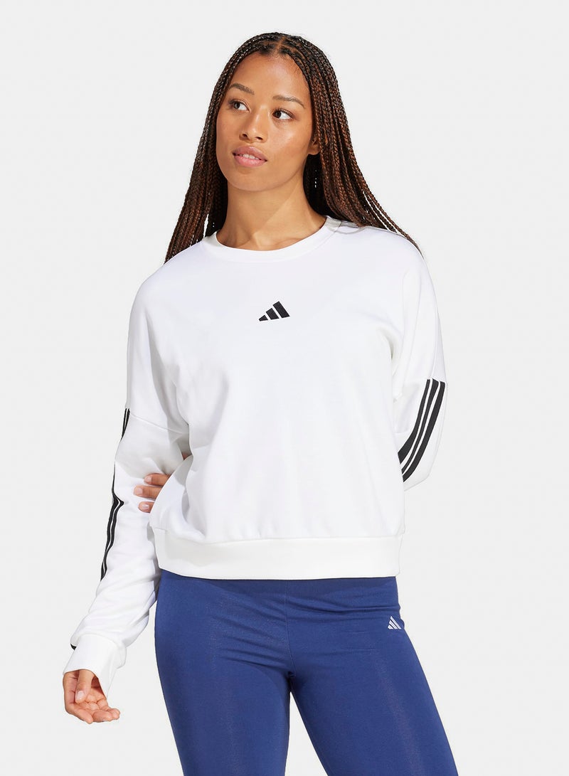 Adidas Essentials 3-Stripes French Terry Sweatshirt - Image 1