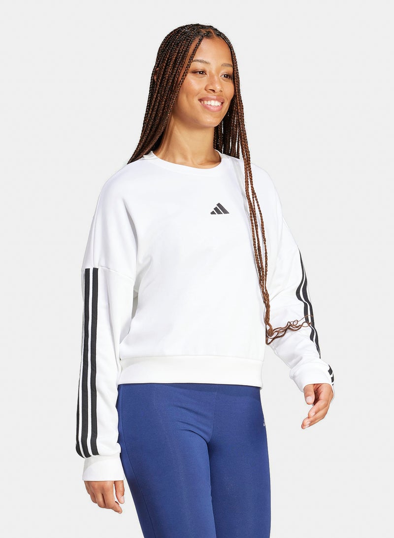 Adidas Essentials 3-Stripes French Terry Sweatshirt - Image 3
