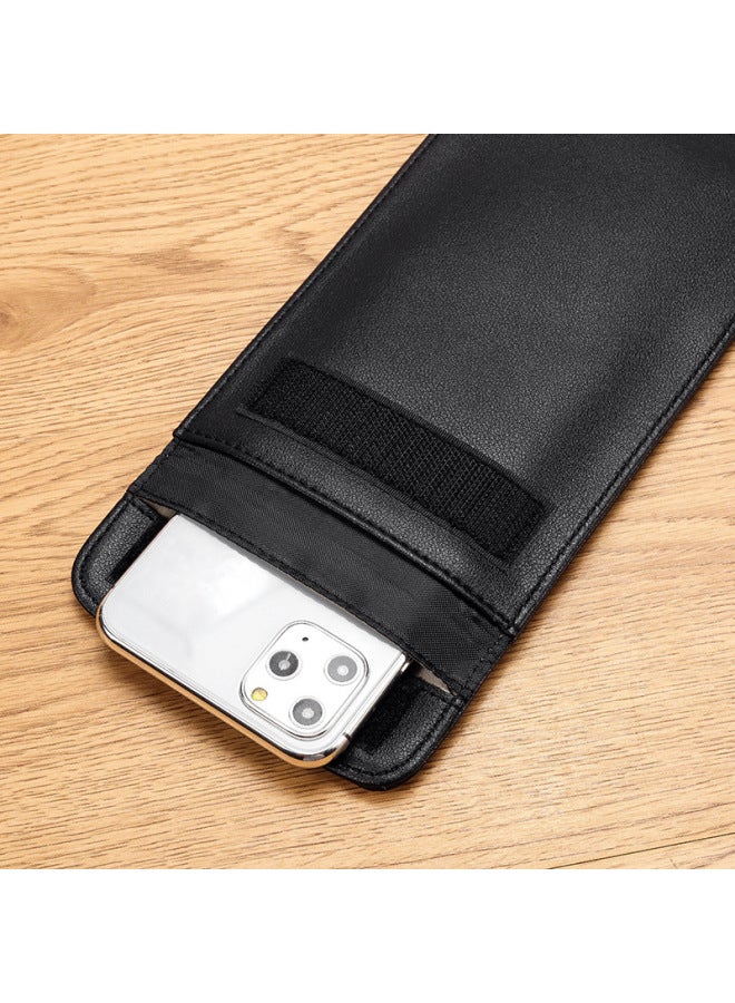 Mobile Phone Signal Shielding Bag Pregnant Women Anti-radiation Mobile Phone Bag Anti-secret GPS Positioning Anti-interference 6.5 Inch 7 Inch Set-Color:Trumpet (18.5*11cm)