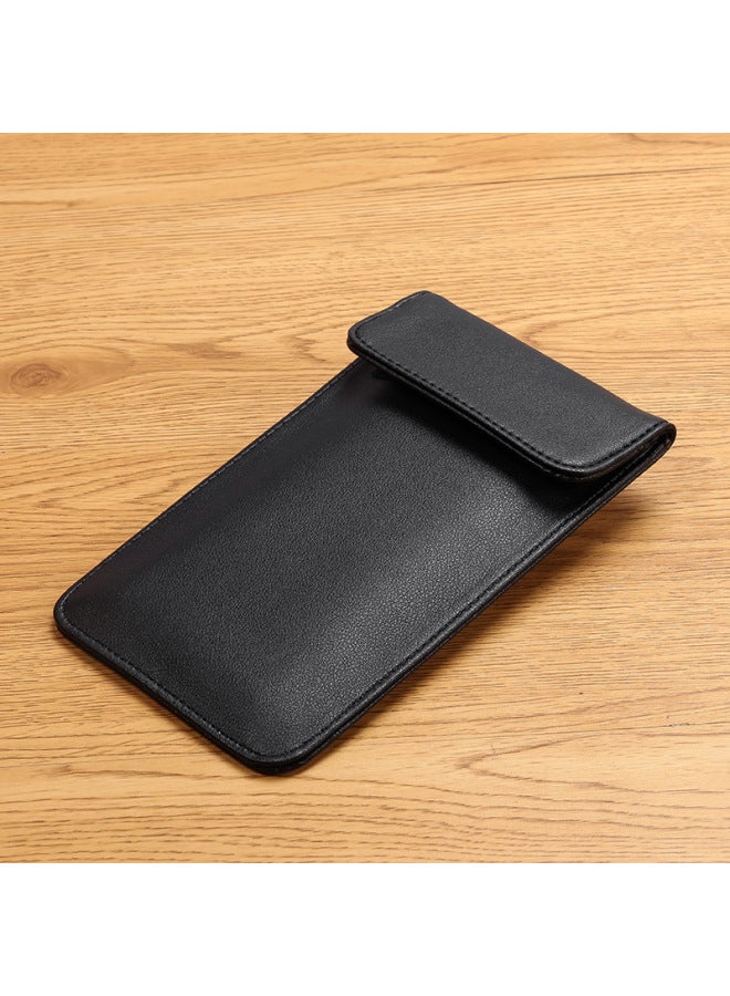Mobile Phone Signal Shielding Bag Pregnant Women Anti-radiation Mobile Phone Bag Anti-secret GPS Positioning Anti-interference 6.5 Inch 7 Inch Set-Color:Trumpet (18.5*11cm)