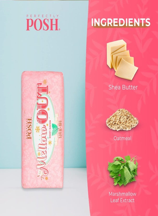 Perfectly Posh - Mellow Out So Soapy - Soothing and Hydrating Body Soap with Lavender and Chamomile - for Rejuvenating Bath Time - 5.3fl oz - Image 2
