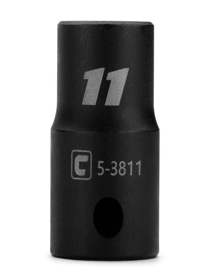Capri Tools 11 mm Shallow Impact Socket, 3/8-Inch Drive, 12-Point, Metric - Image 2