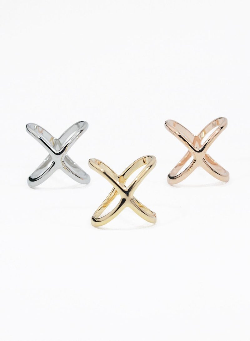 RARELY 3 Piece Fashion Women Oval Scarf Buckle Brooch Ring Shawl Clip Jewelry Accessories  - Image 1
