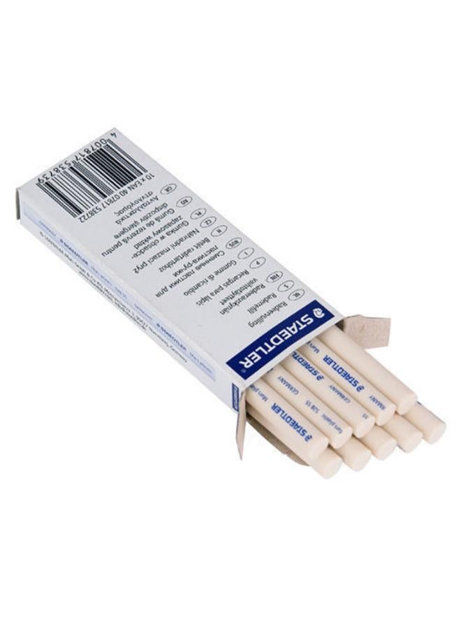 ستدلر عبوة من 10 قطع من ممحاة مارس البلاستيكية القابلة لإعادة التعبئة - Image 3