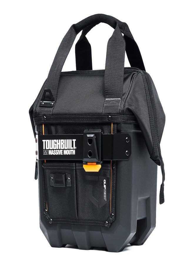 ToughBuilt - Massive Mouth 12-Inch Tool Bag, Compact Wide-Opening Tool Bag with Hard Body Construction, Reinforced Handles, Shoulder Strap, and 25 Pockets - Image 1