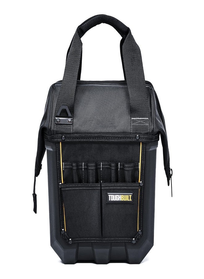 ToughBuilt - Massive Mouth 12-Inch Tool Bag, Compact Wide-Opening Tool Bag with Hard Body Construction, Reinforced Handles, Shoulder Strap, and 25 Pockets - Image 3