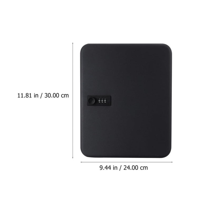 28 Slots Wall Mounted Key Box with Code Lock Household Key Security Cabinet for Office and Home - Image 4