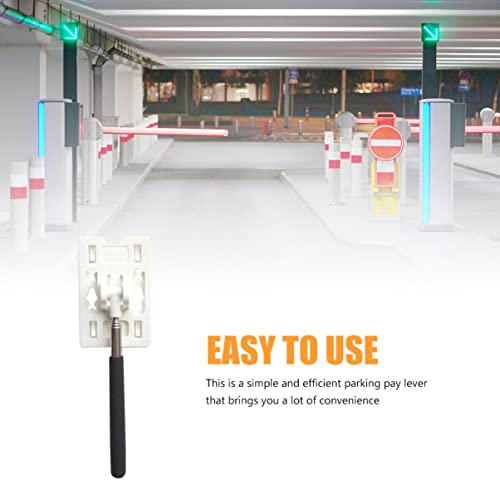 VICASKY Telescopic Rod Card Holder Reacher,Vehicle Parking Toll Swiping Stick Grabber Car Parking Contactless Payment Card Rod Tool - Image 3