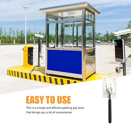 VICASKY Telescopic Rod Card Holder Reacher,Vehicle Parking Toll Swiping Stick Grabber Car Parking Contactless Payment Card Rod Tool - Image 4