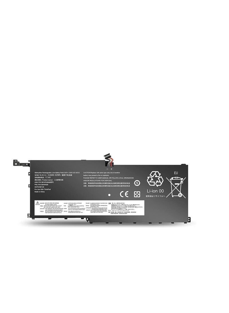 Terabyte 15.2V 52Wh 00HW028 Laptop Battery Compatible for Lenovo Thinkpad X1 Carbon 4th Gen 4 2016 ThinkPad X1 Yoga Gen1 Gen2 00HW029 01AV441 - Image 1