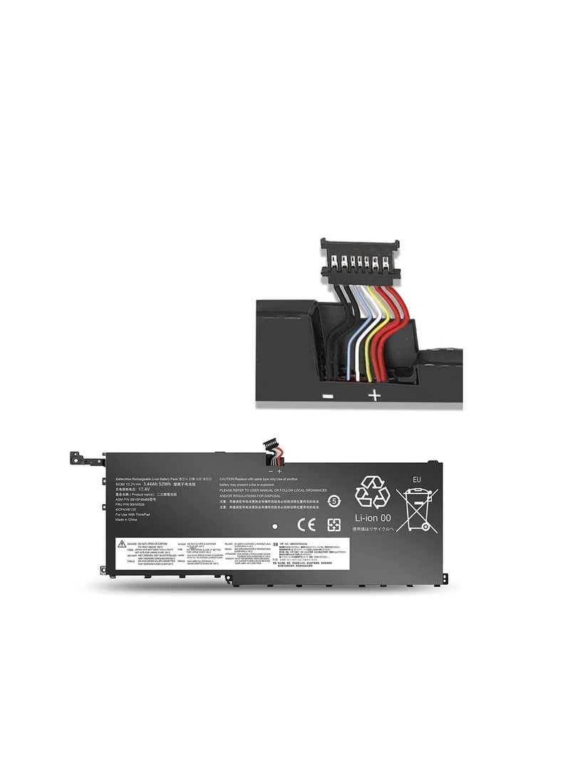 Terabyte 15.2V 52Wh 00HW028 Laptop Battery Compatible for Lenovo Thinkpad X1 Carbon 4th Gen 4 2016 ThinkPad X1 Yoga Gen1 Gen2 00HW029 01AV441 - Image 3