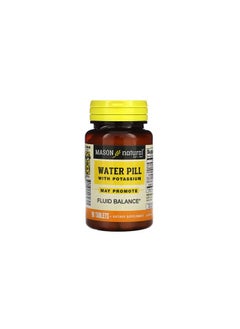 Mason Natural Natural Water Pill with Potassium and Calcium - Supports Fluid Balance, Helps Relieve Bloating and Swelling, Natural Diuretic Supplement, 90 Tablets (Pack of 3) 