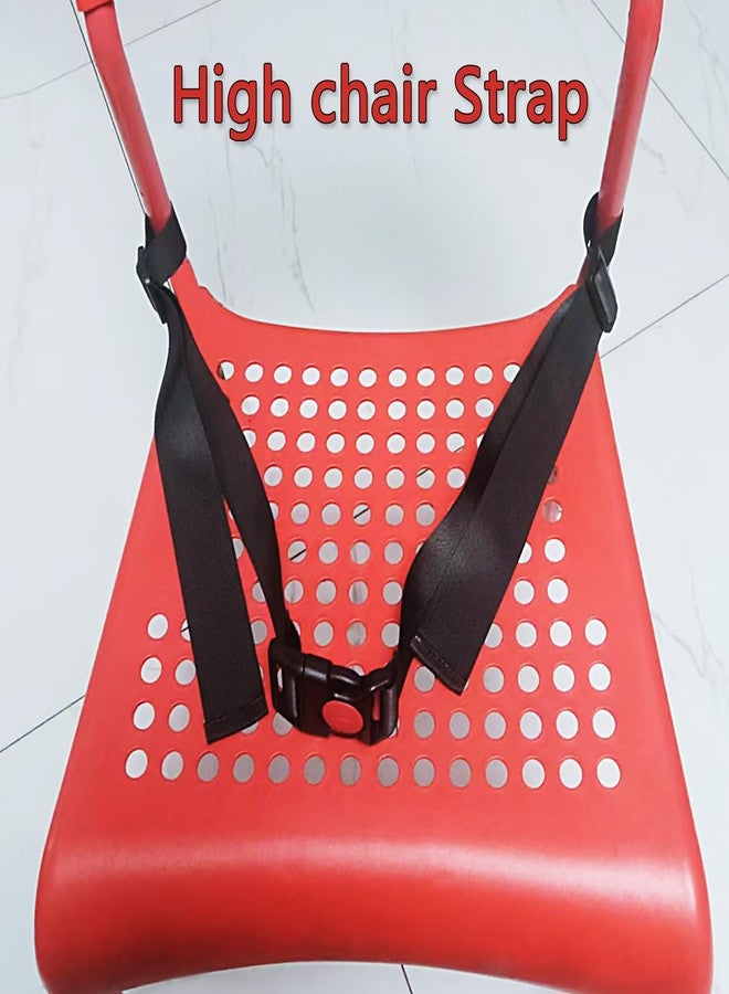 قطعتان من أحزمة كرسي الطعام المرتفع البديلة لعربة الأطفال Ingenuity Swing، حزام أمان ثنائي النقاط للأطفال، حزام أمان لعربة الأطفال، حزام أمان بديل لعربة الأطفال وكرسي الطعام المرتفع (أسود) - Image 5