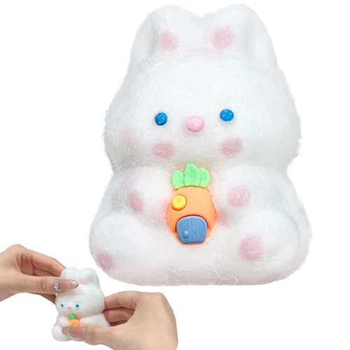 safoezy Easter Basket StuffersTaba Squishy RabbitCute Taba Squishies Rabbit Animal Squeeze ToyEaster Basket Stuffers for ToddlerFidget Toy for Kids Adults for Anxiety Stress ReliefParty Favors - Image 1