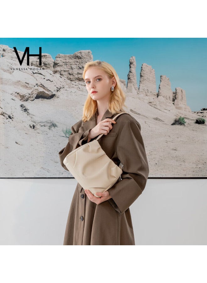 Vanessa Hogan Vh Women's Handbag, Soft Pleated Bag, Simple Commuter Underarm Bag, High-end Shoulder Bag, Christmas Gift For Girlfriend - Image 2