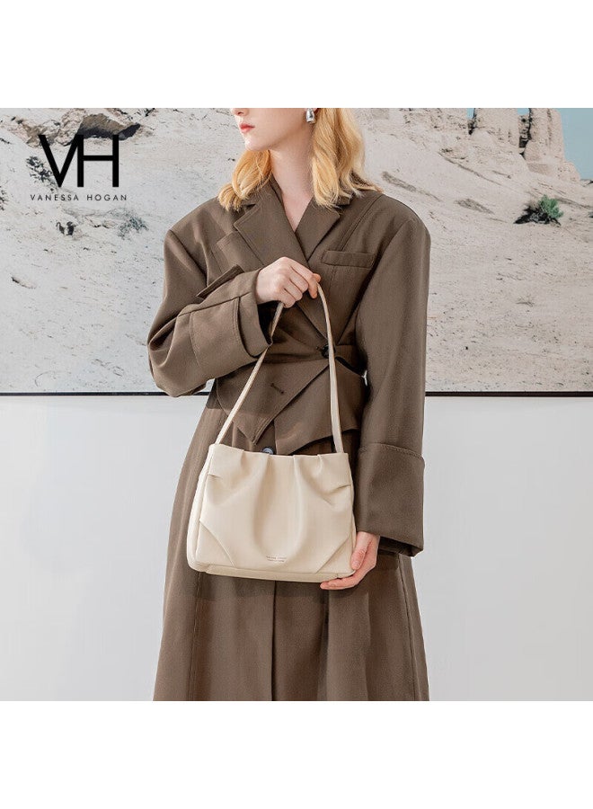 Vanessa Hogan Vh Women's Handbag, Soft Pleated Bag, Simple Commuter Underarm Bag, High-end Shoulder Bag, Christmas Gift For Girlfriend - Image 4