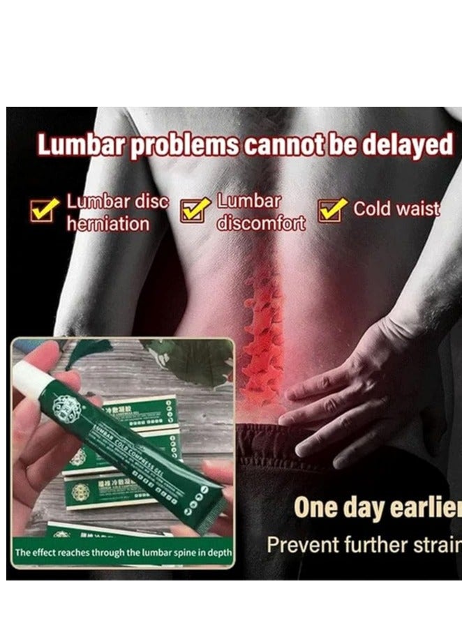 APDMP جل كمادات باردة للظهر، بارد ومهدئ، يخفف من انزعاج الخصر، استرخاء العضلات، محمول وسهل الاستخدام (4 عبوات) - Image 3