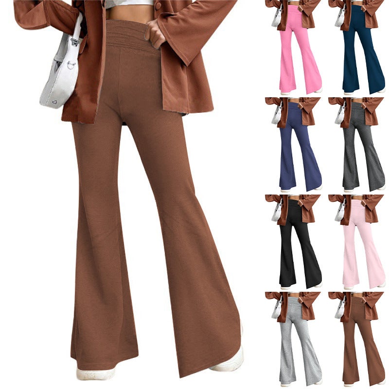 2024 Women'S New Fashion Casual Slim Comfortable Flared Pants - Image 2