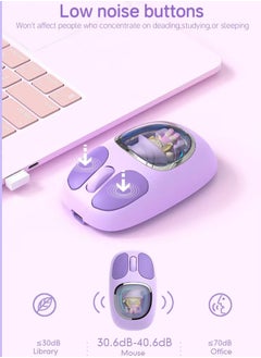 iMice Bluetooth dual-mode charging USB wireless silent luminous mouse  - Image 4