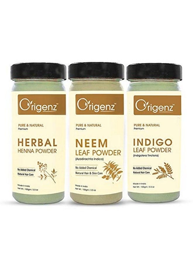 Premium Hair Care Combo (Herbal Henna Powder 100gm + Indigo Powder 100gm + Neem Powder 100gm) - pzsku/Z0183BCA61E829F070E3AZ/45/_/1662633592/31514ad0-6317-44b7-a980-8926df38beba