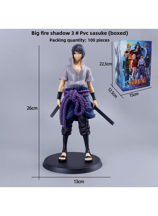 Naruto Naruto Kakashi Sakura Bo Feng Shui Door Spell Sasuke Crow Skunk Two-headed Hand Ornaments-Color:5th Generation Adult Naruto 6-piece Set-bag  - Image 5