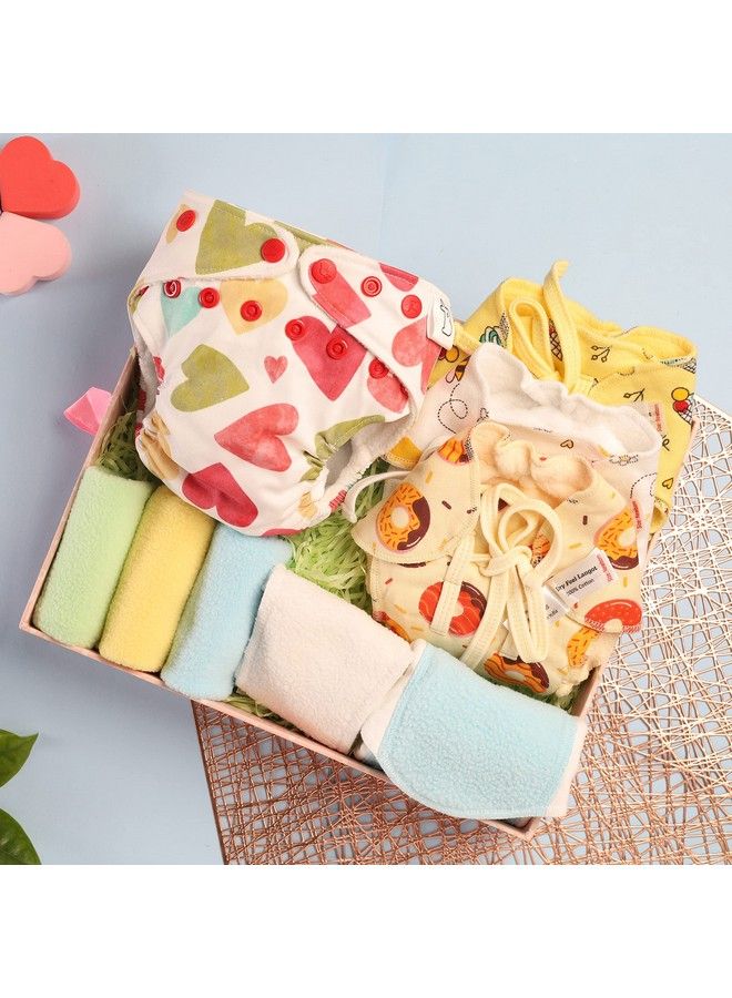 Superbottoms Gift Combo Pack Of 1 Freesize Uno 3 Dry Feel Langot 1 Booster Pad And 3 Easy Clean Top Sheets ; 1 Year Old Baby Gift; Birthday Gift For 1 Year Baby Girl & Boy; Pack Of 9 Items - Image 2