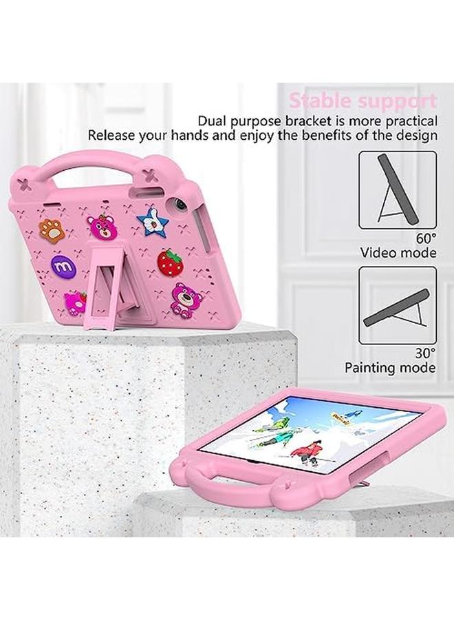 erorex Kids Case Compatible With Honor Pad X8 10.1" 2022 Pad X8 Lite Huawei Matepad Se 10.1" 2022 Matepad T10S T10 Enjoy Tablet 2 10.1" Handle Stand Shoulder Strap Pink B - Image 2