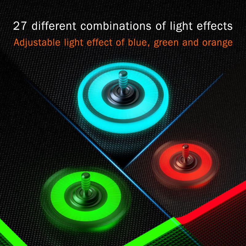 INNÃ”PLUS INNOPLUS Fidget Spinners, Fidget Spinner Gifts for Adults, Finger Hand Spinner, Metal Fidget Spinner, Fidget Toys, Fidgets for Teens, Stress Anxiety ADHD Relief Figets Toy, Luminous Night Effects - Image 2