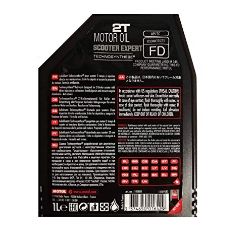Motul Scooter Expert 2T Oil 1 Liter (105880) - Image 3