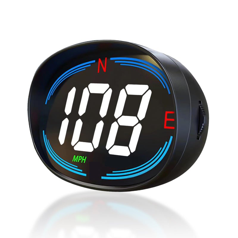 SinoTrack HUD GPS Speedometer Universal Car Headsup Display 27inch MPH Speed Meter with Compass Over Speed Alarm for All Vehicle USB Connect Plug and Play
