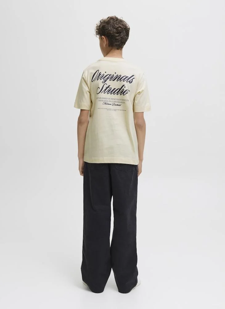 Jack & Jones Junior Youth Logo Crew Neck T-Shirt