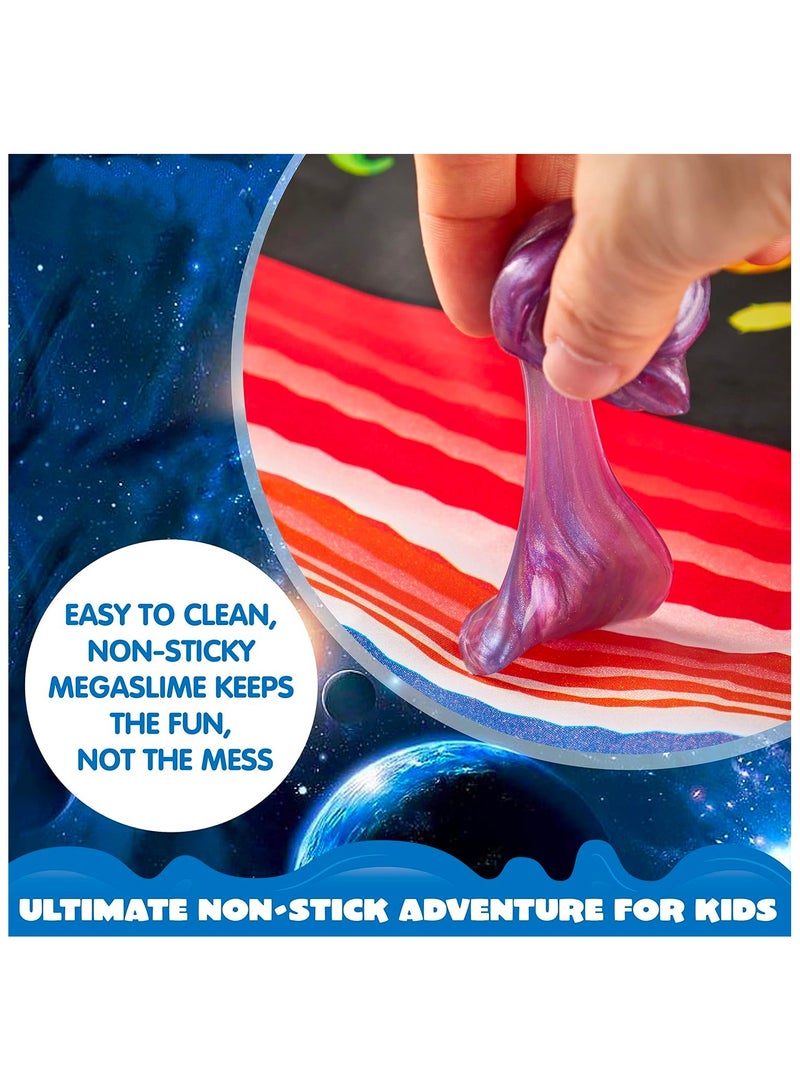 SUZZ Slime Party Favors, 24 Pack Galaxy Slime Ball - Stretchy, Non-Sticky, Mess-Free, Stress Relief, and Safe - Toys for Girls and Boys - Classroom Reward, Party Supplies - Image 2
