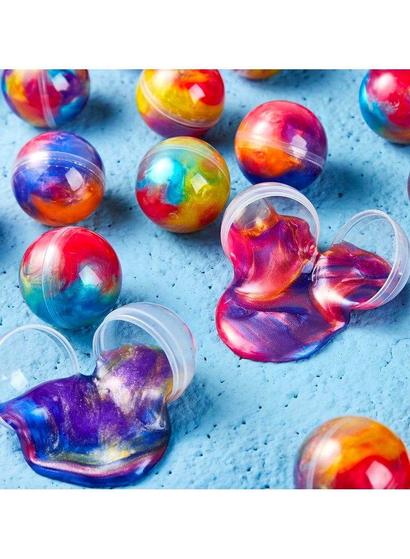 SUZZ Slime Party Favors, 24 Pack Galaxy Slime Ball - Stretchy, Non-Sticky, Mess-Free, Stress Relief, and Safe - Toys for Girls and Boys - Classroom Reward, Party Supplies - Image 5