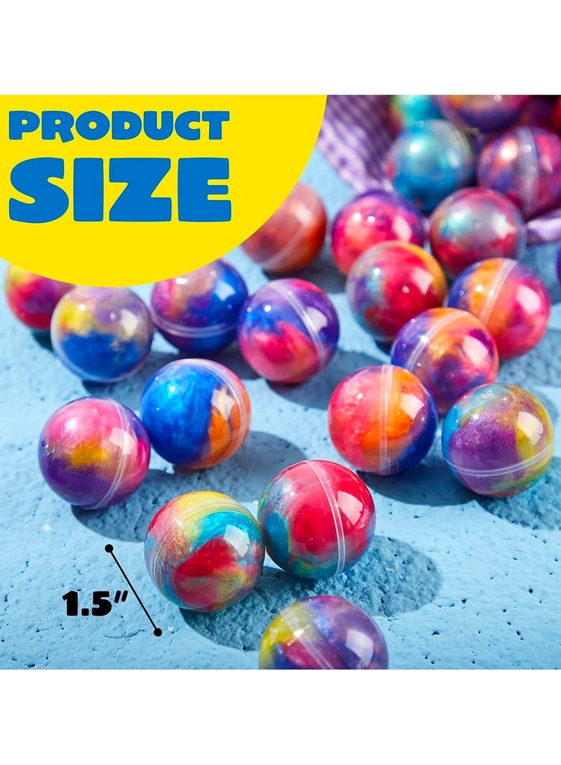 SUZZ Slime Party Favors, 24 Pack Galaxy Slime Ball - Stretchy, Non-Sticky, Mess-Free, Stress Relief, and Safe - Toys for Girls and Boys - Classroom Reward, Party Supplies - Image 4
