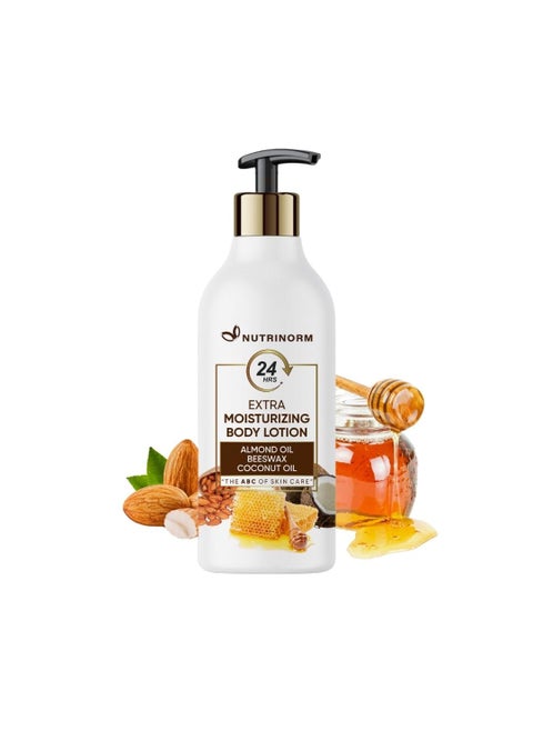 Nutrinorm Extra Moisturising Body Lotion Cocoa Bliss Body Lotion ParabenFree Formula for Intense Moisture Enriched with Cocoa Butter and Beeswax for Luxurious Hydration 250ml
