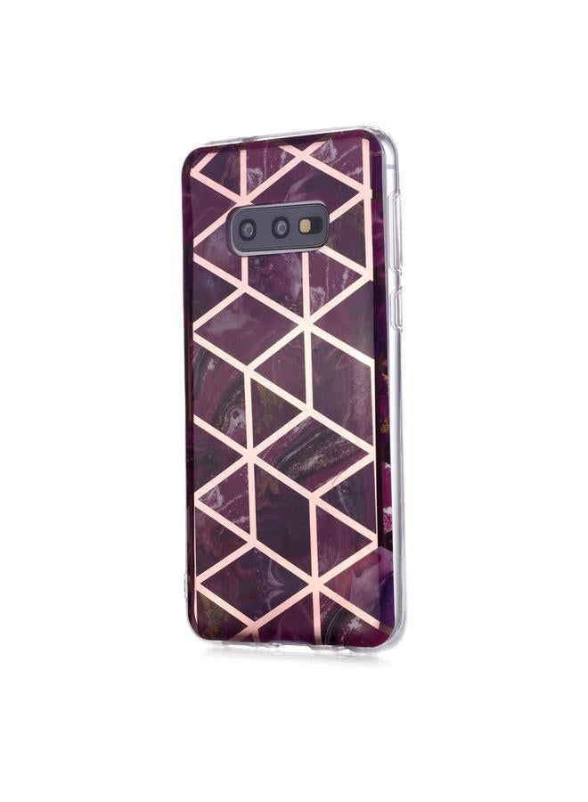Zaboon Case For Galaxy S10e Plating Marble Pattern Soft TPU Protective Case - Image 2