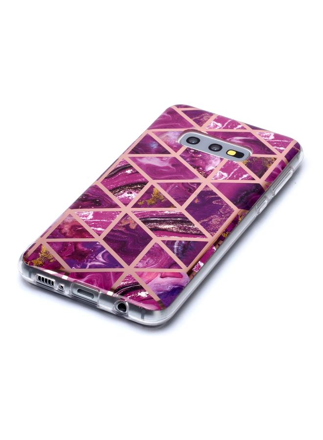 Zaboon Case For Galaxy S10e Plating Marble Pattern Soft TPU Protective Case - Image 3