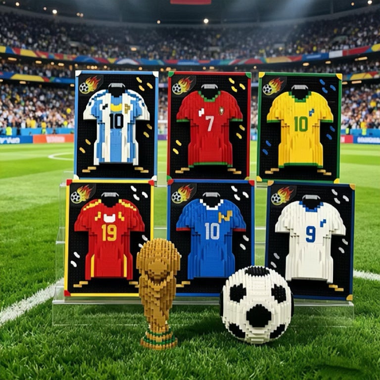 مجموعة مكعبات بناء كأس العالم لكرة القدم - Image 1
