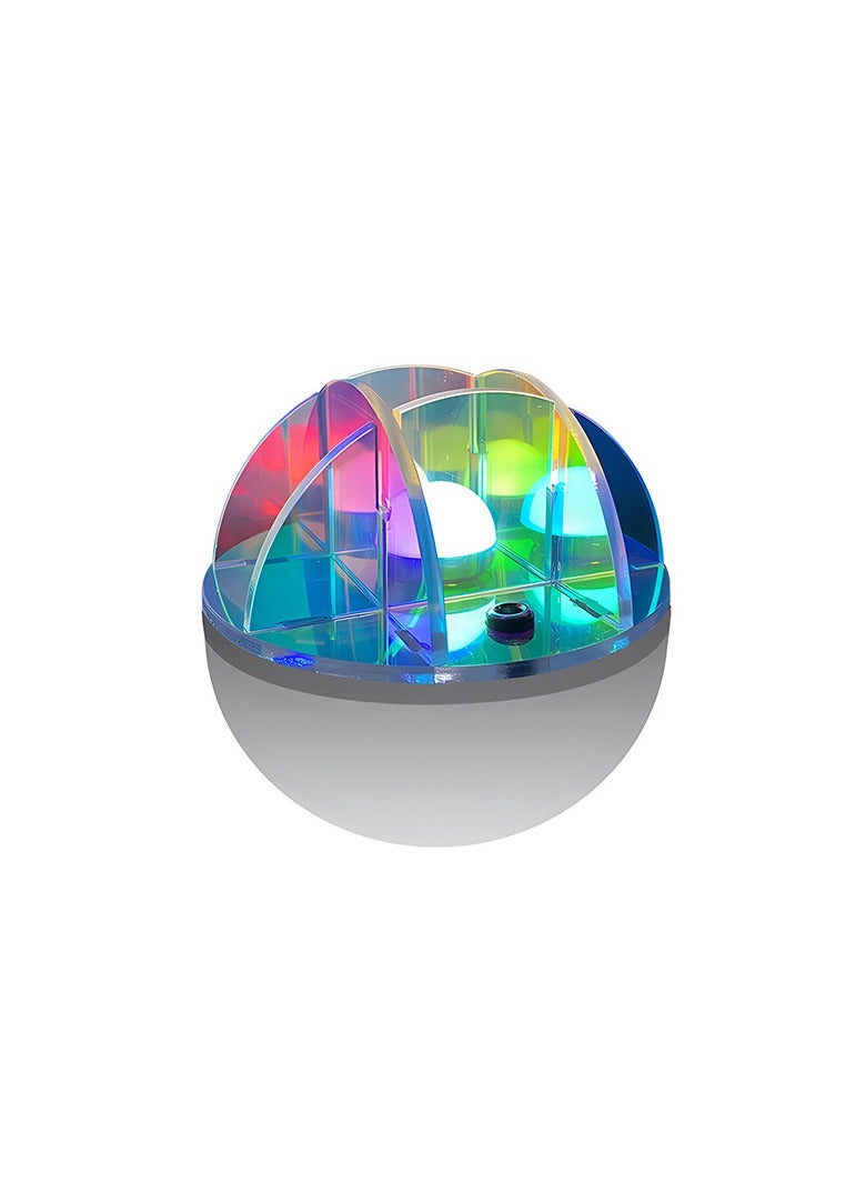 USB stepless dimming rotating aurora light charging atmosphere sleep companion night light - Image 1